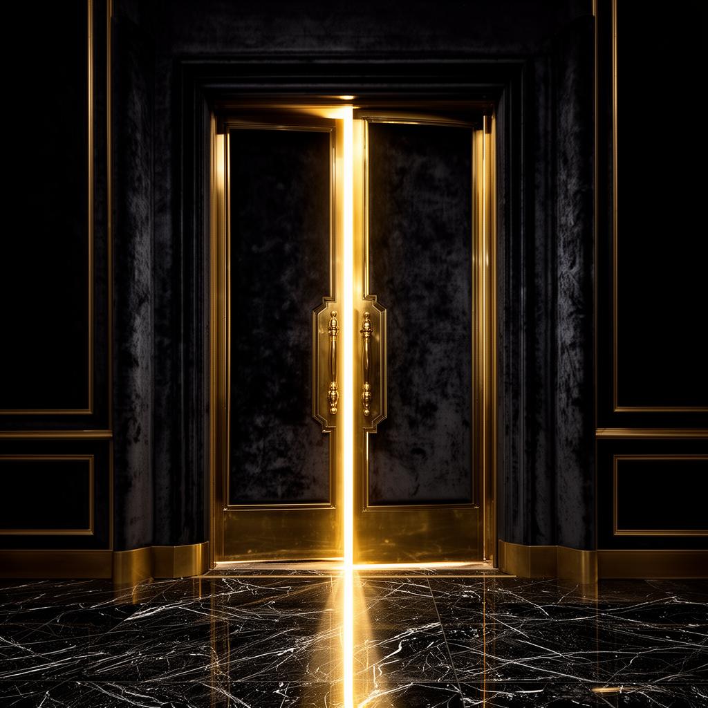 Private luxury club doorway